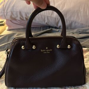 Charles Street Mini Brantley Satchel Shoulder Bag - Soft Aubergine (purple)